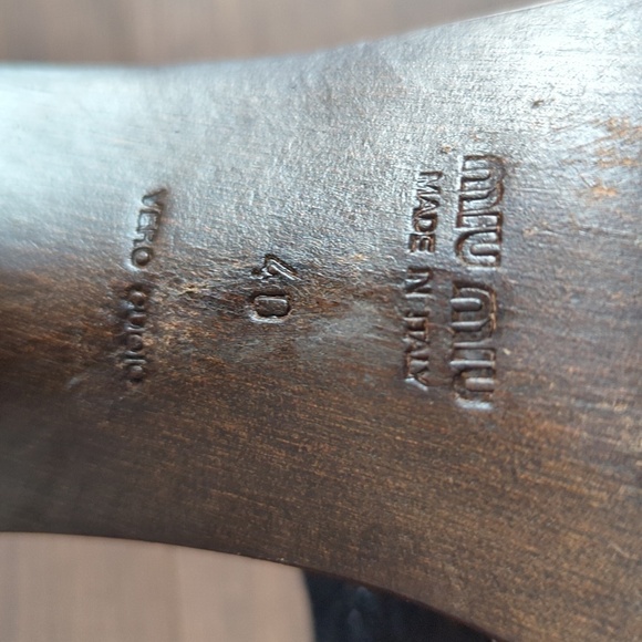 Vtg Miu Miu Heel Sandals - Picture 8 of 11